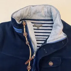 ネイビー　コットン　ジャケット LL