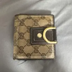GUCCI GGパターン 二つ折り財布
