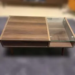 lowya センターテーブル　ダークブラウン