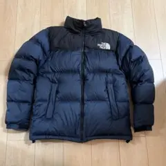 ノースフェイス ヌプシ ジャケット / Lサイズ / ネイビー ×ブラック