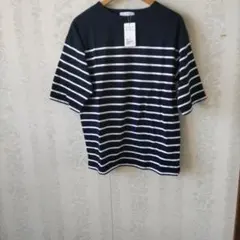 【ユナイテッド アローズ】ネイビー ボーダー Tシャツ