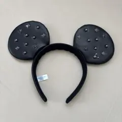 スタッズ付きミッキーマウス耳カチューシャ