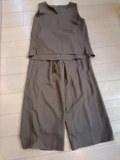 Andrey and John Wad リネンツイルソフトウォッシャーサロペット