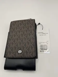 【新品】MICHAEL KORS スマホショルダー ブラウン