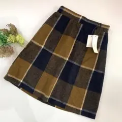【新品タグ付き】RIVIETTA スカート　膝上　Mサイズ 秋冬　チェック
