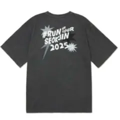 【レア‼️】BTS Jin　ジンソロツアーTシャツ　黒　M　新品未開封 BTS ジン RUNSEOKJIN in JAPAN TシャツJINサイズ - メルカリ