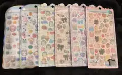 ♡ふわふわドロップシール　コットンパフィシール　まとめ売り♡