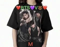 大人気❣️ BTS V Tシャツ【Mサイズ】【ブラック】のサムネイル