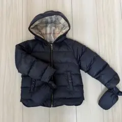 BURBERRY CHILDREN ネイビー ダウンコート