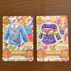 アイカツ キャンディボールトレーナー＆マルチストライプカーディガン