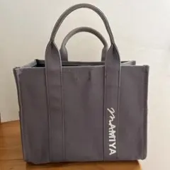 間宮祥太朗ファンミMAMIYA グレー キャンバス トートバッグ