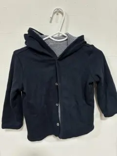 ポロラルフローレン　ネイビー フード付きリバーシブルアウター