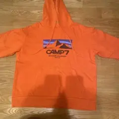 CAMP7 パーカー オレンジ
