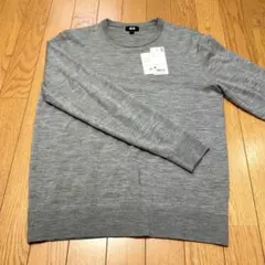 ユニクロ　メリノ　クルーネック　セーター
