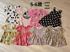 キッズ トップス ワンピース 8点セット　ZARA・next・H&Mのサムネイル