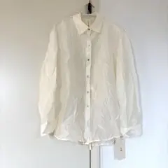 長袖シアーシャツ