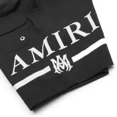 早い者勝ち　AMIRI ロゴ スイムショートパンツ　ブラック 水陸両用お値下げ中のサムネイル