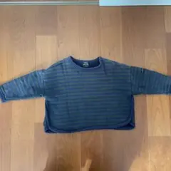 petit main ストライプ トレーナー 100