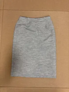 ツイード調 タイトスカート グレー系のサムネイル