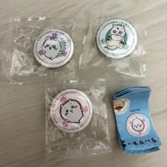 ちいかわ くら寿司 ちいかわ モモンガ あのこ 缶バッジ 3点セット
