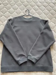 BEAUTY&YOUTH グレーグリーン系 クルーネック スウェット