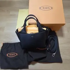 TOD'S レザー　バッグ　マイクロ　ブラック