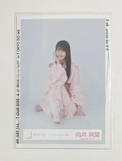 櫻坂46 生写真　向井純葉　3rd TOUR 2023ライブ衣装　座り