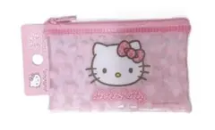 サンリオ ハローキティ ファスナーフラットポーチ ラメポーチ キティ