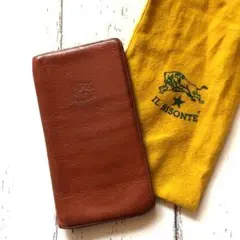 ✨エイジングを楽しむ✨ イルビゾンテ 長財布 二つ折り レザー ヌメ革 軽量