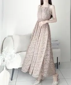 美品】GIRL マルチway ジャガードマーメイドロングワンピース S 結婚式