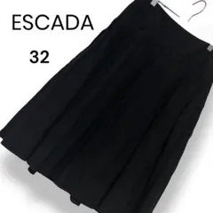 ESCADA エスカーダ フレアスカート ひざ丈 シルク混 フォーマル S 32のサムネイル