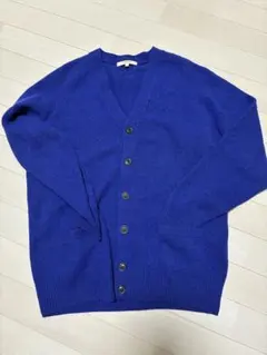 【美品】 ユニクロ カーディガン ラムズウール Mサイズ