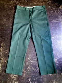 Dickies グリーン ワークパンツ