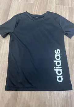 adidas ブラック Tシャツ 130 ドライT サッカー　練習着