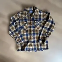 70s PENDLETON チェック オンブレ ボードシャツ Mサイズ