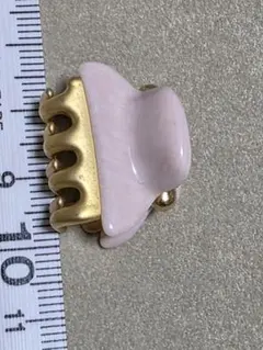 acca ヘアクリップ ピンクマーブル S - メルカリ