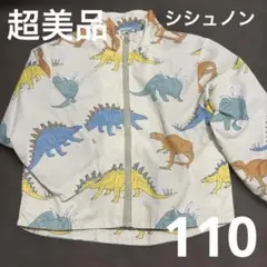 110 恐竜　シシュノン　長袖　パーカー　メッシュ　子供服　春服のサムネイル