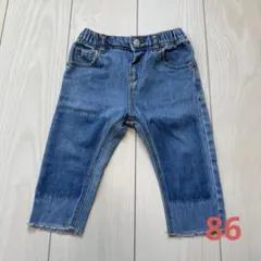 ZARA ベビー デニムパンツ 86cm ダメージ加工