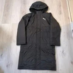 PUMA ブラック ベンチコート　160