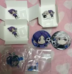 ブルーロック 御影玲王 凪誠士郎 アクスタ 缶バッジ