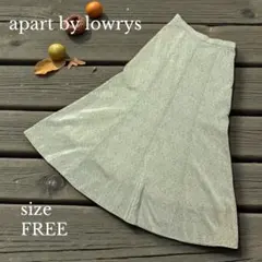 【apart by lowrys 】ロングフレアスカート size FREE