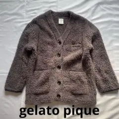 【新品】gelato pique ジェラピケ カーディガン ガウン ブラウン