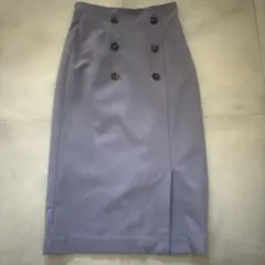エメルリファインズ　スカート　ユナイテッドアローズ　ルシェルブルー