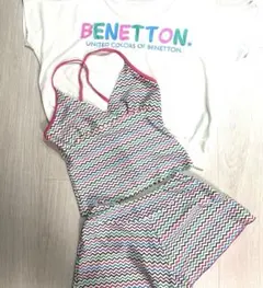 子供 水着 BENETTON セパレート150cm 3点セット