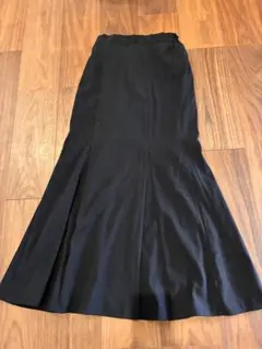 ブラック フレアスカート マーメイド ベロア