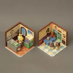 どうぶつの森 HAPPY ROOM「しずえ」「まめきち＆つぶきち」2点セット