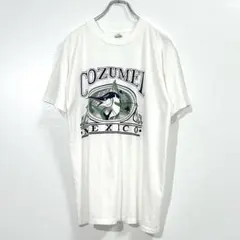 90sヴィンテージTシャツ メキシコ コスメル島 スーベニア 魚グラフィック