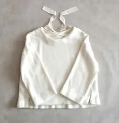 アースミュージック＆エコロジー　リボンデザイン　フリース生地　トップス