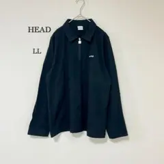HEAD 長袖　ハーフジップ　トップス　黒