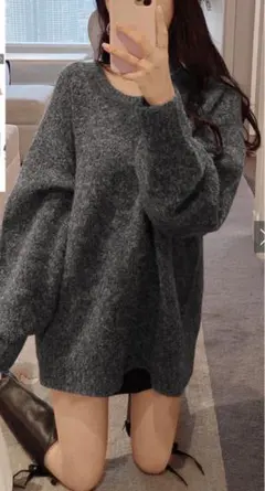 オーバーサイズニット